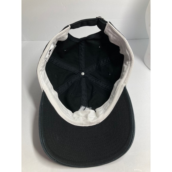 Adidas Adult Hat Cap Black White Embroidered Cotton Twill‎ Sports Active Outdoor - Picture 8 of 16